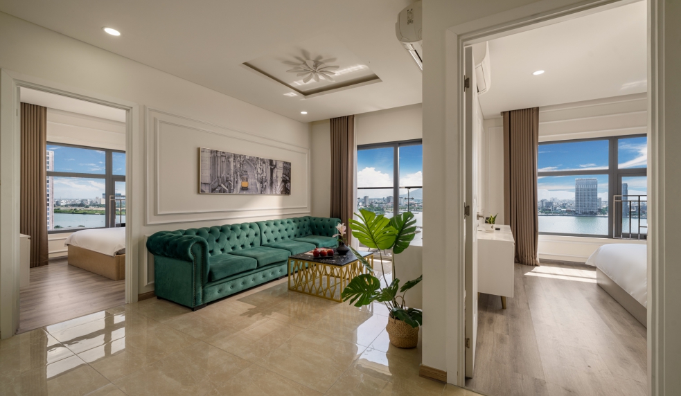 B1535 - Lux 3BR/120m2 Monarchy Apartment Han River view