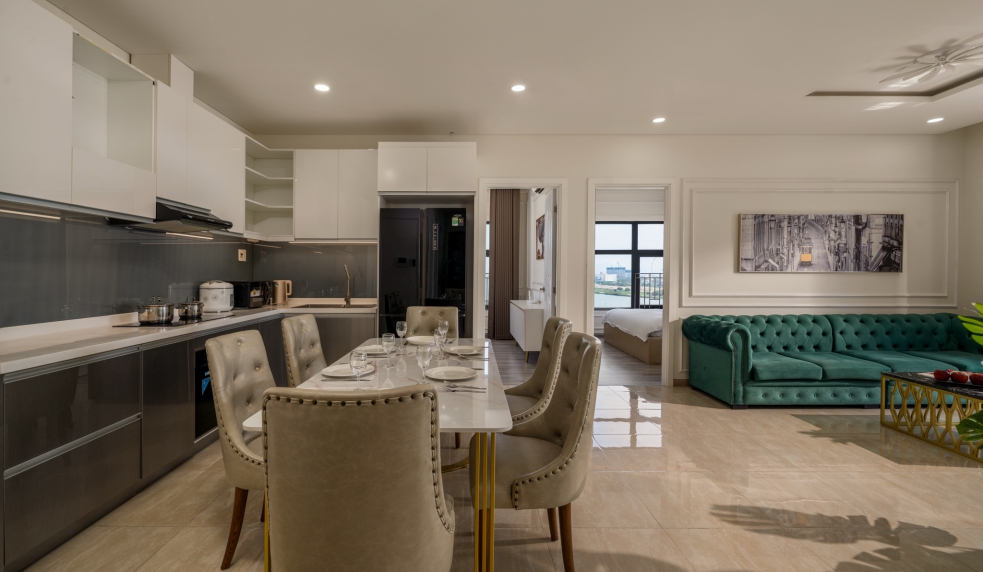 B1535 - Lux 3BR/120m2 Monarchy Apartment Han River view